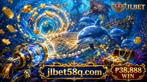 JLBET fishing closing scene with underwater target movement and the game field settling after the chase